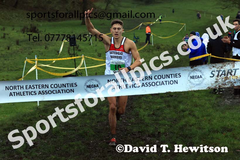 Senior mens 2023 NECAA Cross Country Relays, Thornley Hall Farm, Peterlee, County Durham. Photo: David T. Hewitson/Sports for All Pics